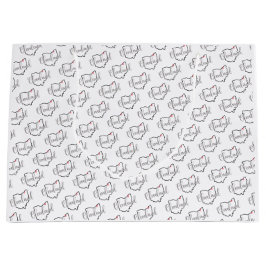 Sacola Para Presentes Grande Cleveland Ohio Love