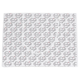 Sacola Para Presentes Grande Cleveland Ohio Love