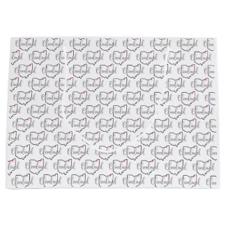 Sacola Para Presentes Grande Cleveland Ohio Love