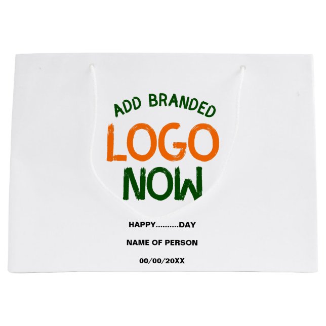 SACOLA PARA PRESENTES GRANDE CLIENTE SIMPLES E CONTEMPORÁRIO CLEAN BRANCO FASHI (Frente)