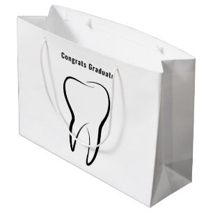 Sacola Para Presentes Grande Clínica de Odontologia Dentária Graduação Médica