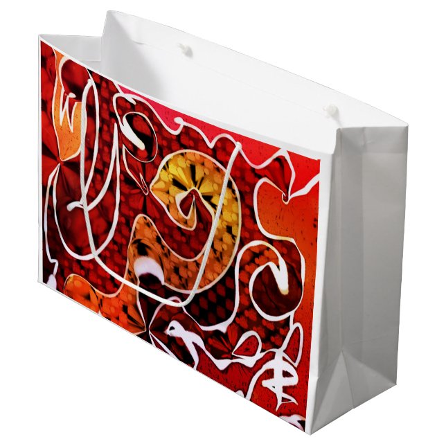 Sacola Para Presentes Grande Cobra (Frente inclinada)