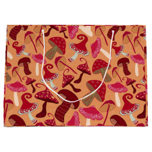 Sacola Para Presentes Grande Cogumelos Cujos