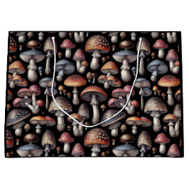 Sacola Para Presentes Grande Cogumelos Sonhadores