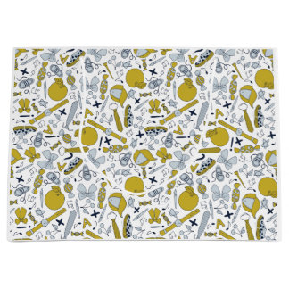 Sacola Para Presentes Grande Coisas Engraçadas Da Escola