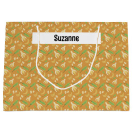 Sacola Para Presentes Grande Coleção de padrões da fruta - Banana