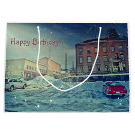 Sacola Para Presentes Grande Collinsville Birthday