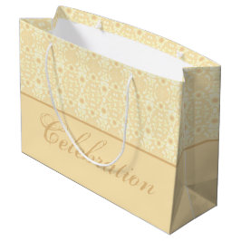 Sacola Para Presentes Grande Com Padrão Floral