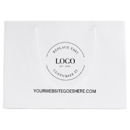 Sacola Para Presentes Grande Company website & Logo Custom Business 