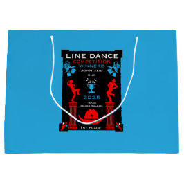 Sacola Para Presentes Grande Competição Americana de Dança em Linha