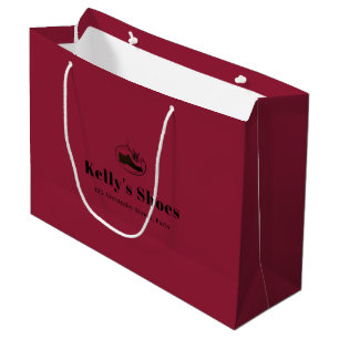 Sacola Para Presentes Grande Compra de logotipos personalizados para empresas e