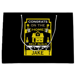 Sacola Para Presentes Grande Congratulação de autocriação doméstica