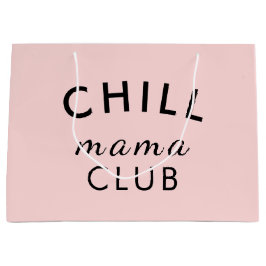 Sacola Para Presentes Grande Cool Mama Club Modern Pink Design