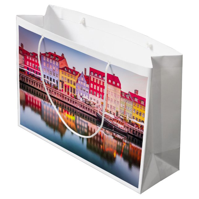 Sacola Para Presentes Grande Copenhague (Verso inclinado)