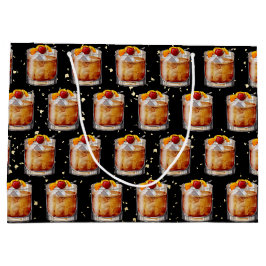 Sacola Para Presentes Grande Coquetel antigo movido