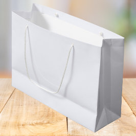 Sacola Para Presentes Grande Cor Sólida Branca do Fantasma