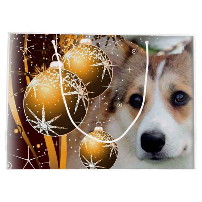 Sacola Para Presentes Grande Corgi do Sable (Verso)