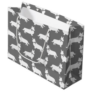 Sacola Para Presentes Grande Corgi Puppy Dog Pembroke Welsh Large Gift Bag