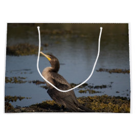 Sacola Para Presentes Grande Cormorão de peito duplo