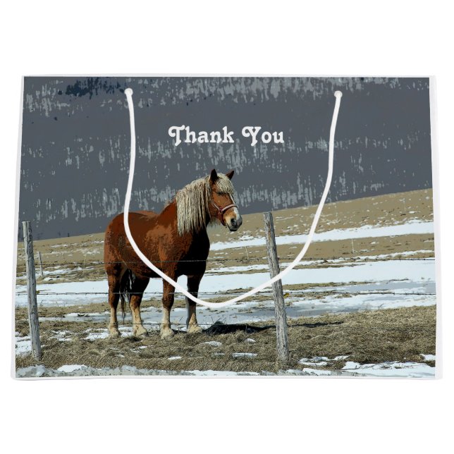 Sacola Para Presentes Grande Coroa Belga: Paddock Gift Bag (Frente)