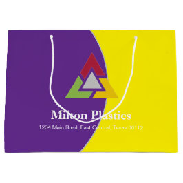 Sacola Para Presentes Grande Corporate Gift Bag with Company Logo