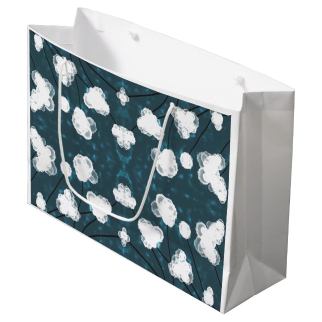 Sacola Para Presentes Grande Cotton Gem (Frente inclinada)