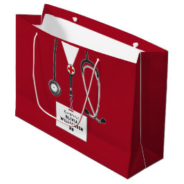Sacola Para Presentes Grande Creative Nurse Graduation Large Gift Bag