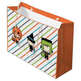 Sacola Para Presentes Grande Crianças do Halloween Figurume Party Gift Bag