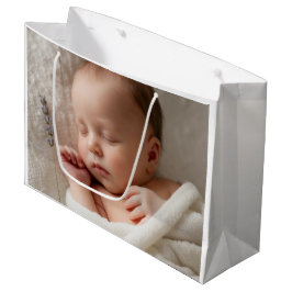 Sacola Para Presentes Grande Crie seu próprio bebê personalizado