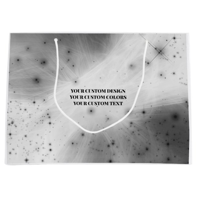 Sacola Para Presentes Grande Crie seu próprio personalizado (Frente)