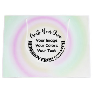 Sacola Para Presentes Grande Crie seu próprio personalizado