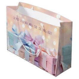 Sacola Para Presentes Grande Crie Seus Próprios Presentes de Natal Coloridos co