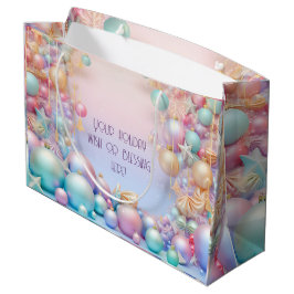 Sacola Para Presentes Grande Crie suas próprias balas e estrelas de Natal do Ra