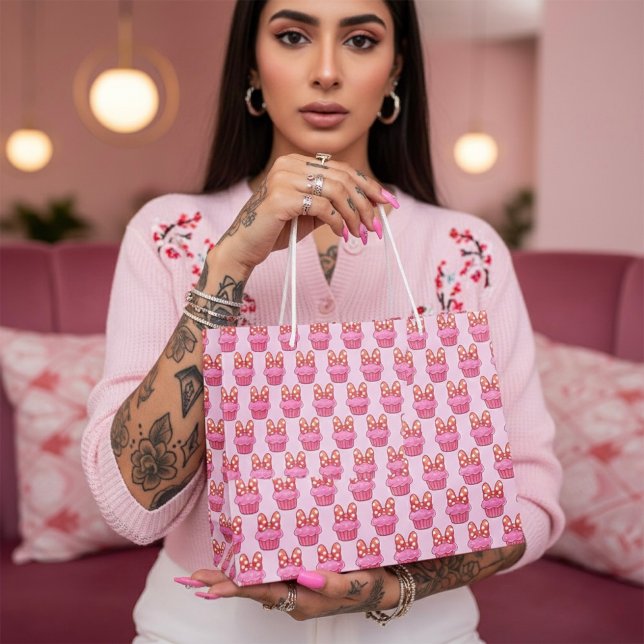 Sacola Para Presentes Grande Cupcake Large Gift Bag (Criador carregado)