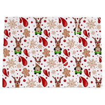 Cute Red Kids Christmas Reindeer
