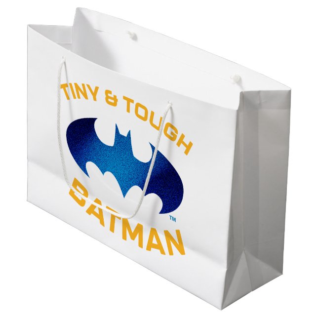 Sacola Para Presentes Grande Cuter Than Cute Tiny & Tough Batman (Frente inclinada)