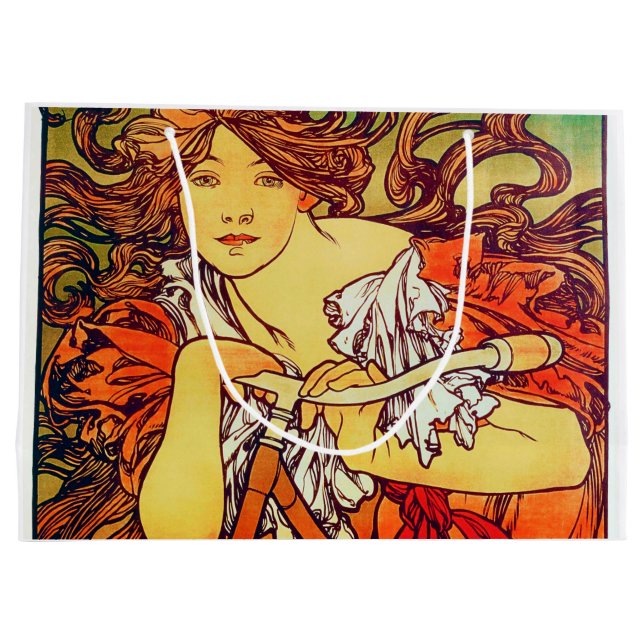 Sacola Para Presentes Grande Cycle Perfecta, Mucha (Verso)