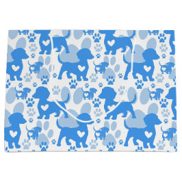 Sacola Para Presentes Grande Dachshund Love Dog Gift Bag