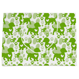 Sacola Para Presentes Grande Dachshund Love Dog Gift Bag