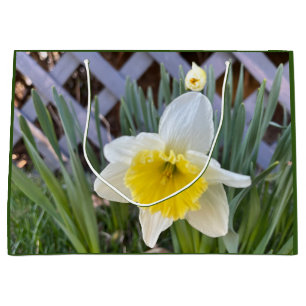 Sacola Para Presentes Grande Daffodils Amarelos