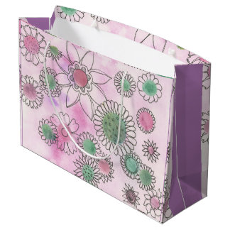 Sacola Para Presentes Grande Daisy Crazy Gift Bag