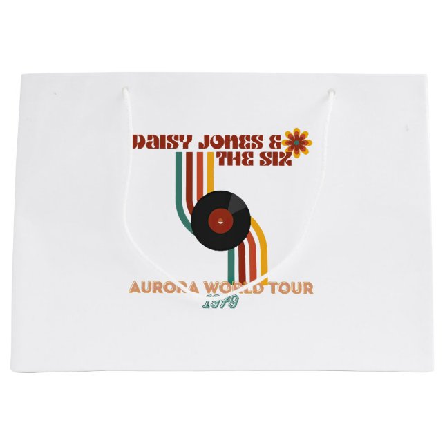 Sacola Para Presentes Grande Daisy Jones e The Six  (Frente)