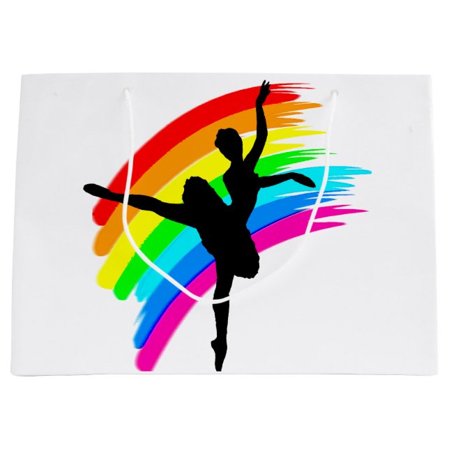 SACOLA PARA PRESENTES GRANDE DANÇADOR GRACEFUL (Frente)