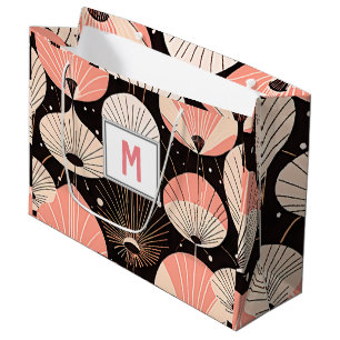 Sacola Para Presentes Grande Dandelions -Meados do século- Design Moderno Retro