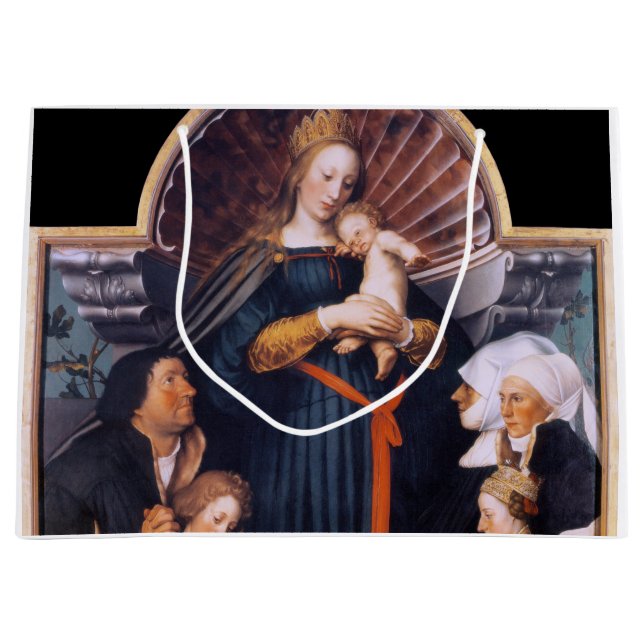 Sacola Para Presentes Grande Darmstadt Madonna, Holbein, o Younger (Frente)