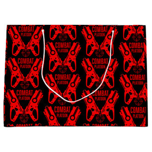 Sacola Para Presentes Grande Dart Gun Batalha Birthday