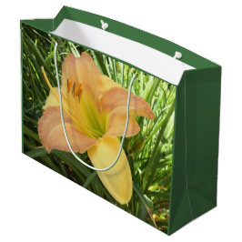 Sacola Para Presentes Grande DAYLILY "Blond Baby" — Cor de laranja verde amarel