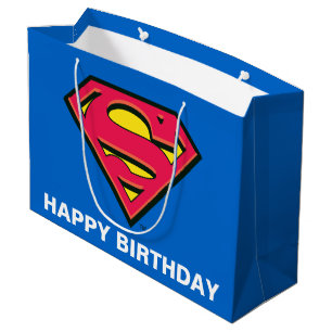 Sacola Para Presentes Grande DC Comics Superman Classic Logo