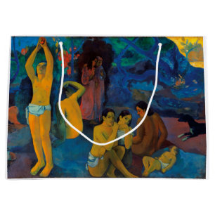 Sacola Para Presentes Grande De Onde Vimos? Paul Gauguin?
