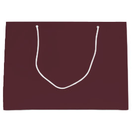 Sacola Para Presentes Grande Deep Maroon Solid Color